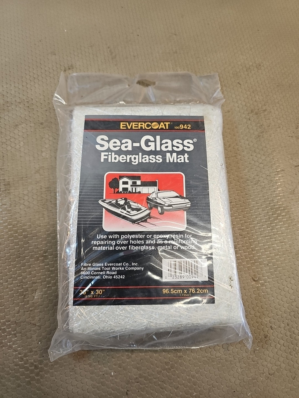 NEW Fibre Glass-Evercoat FG MAT, 7.9 SQ FT