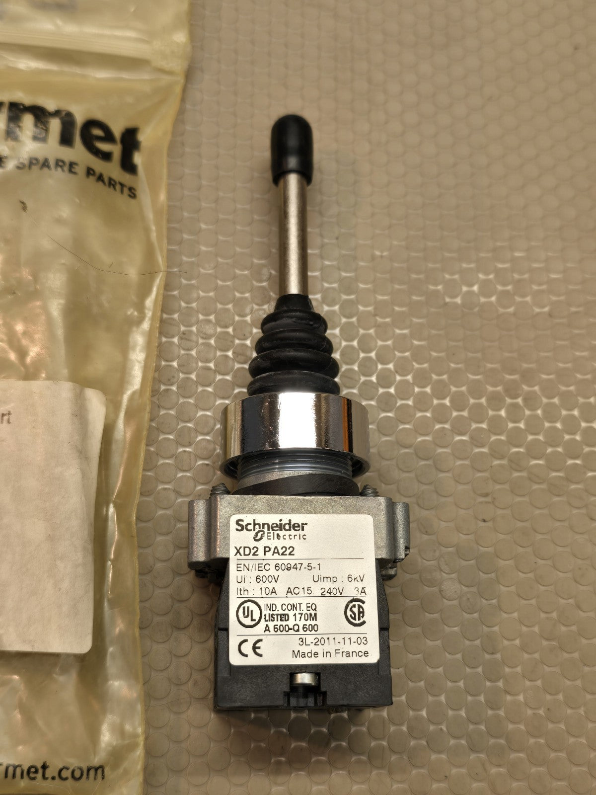 GENUINE OEM SCHNEIDER XD4PA22 2-Direction Joystick Controller Normet *NEW*