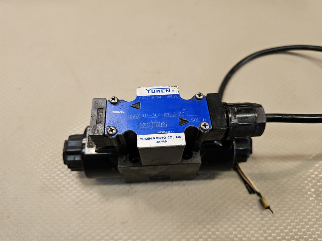 YUKEN BI DIRECTIONAL VALVE DSGX-01-3C4-A100-20 A100