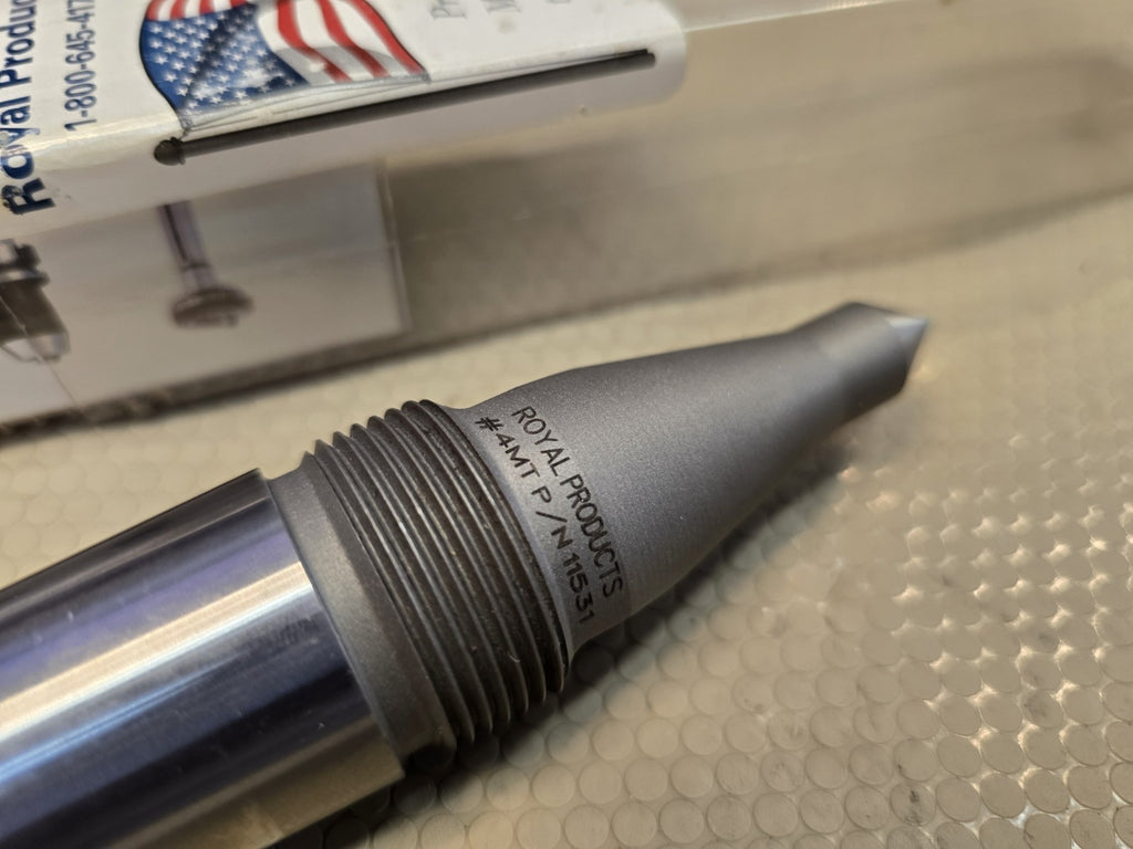 NEW ROYAL PRODUCTS 11531 4MT Alloy Steel Dead Center Threaded