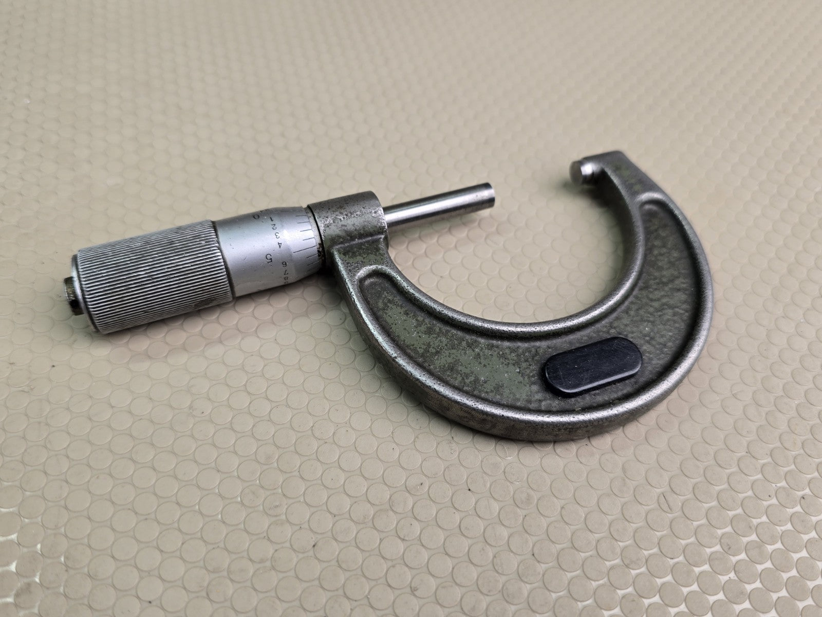 Mitutoyo 103-260 Outside Micrometer, Inch, Friction Thimble, 0-1" .0001” Range