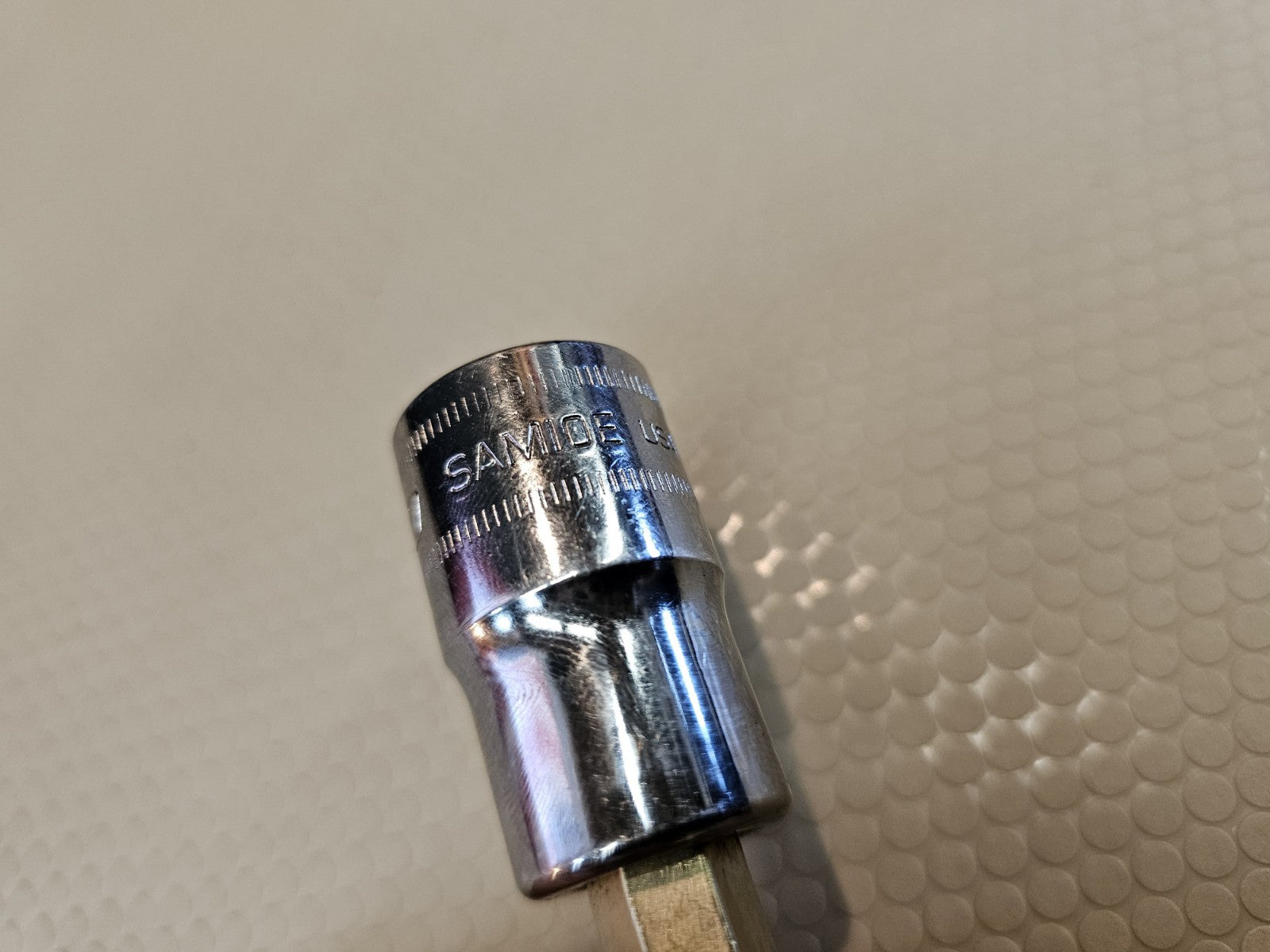 Snap-on Tools USA Metric Drive 10mm LONG Hex Chrome Socket SAM10E *MINT*