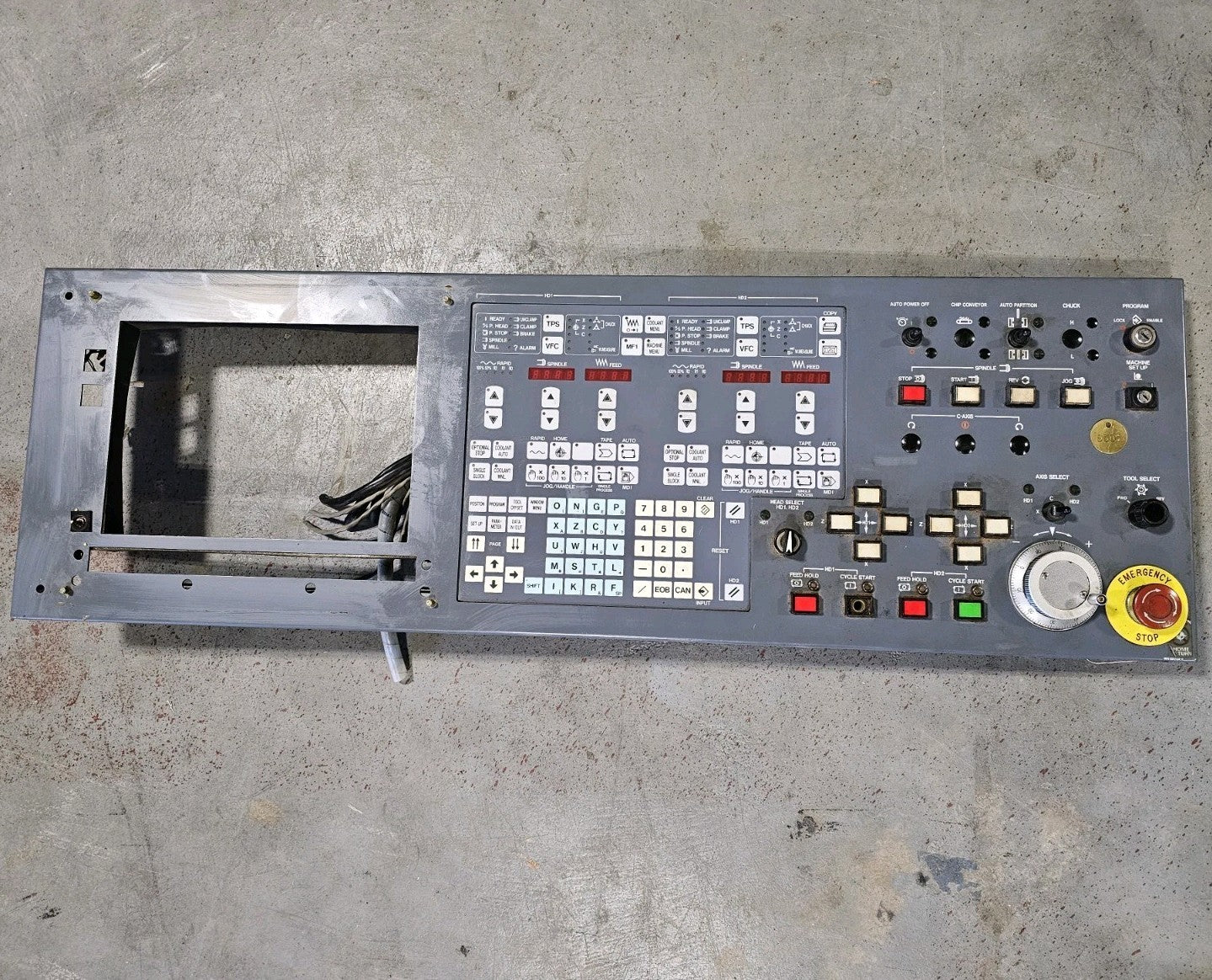 Mazak Mazatrol M Plus Operator Station - Entire Assembly 4yz408b-3 Mitsubishi