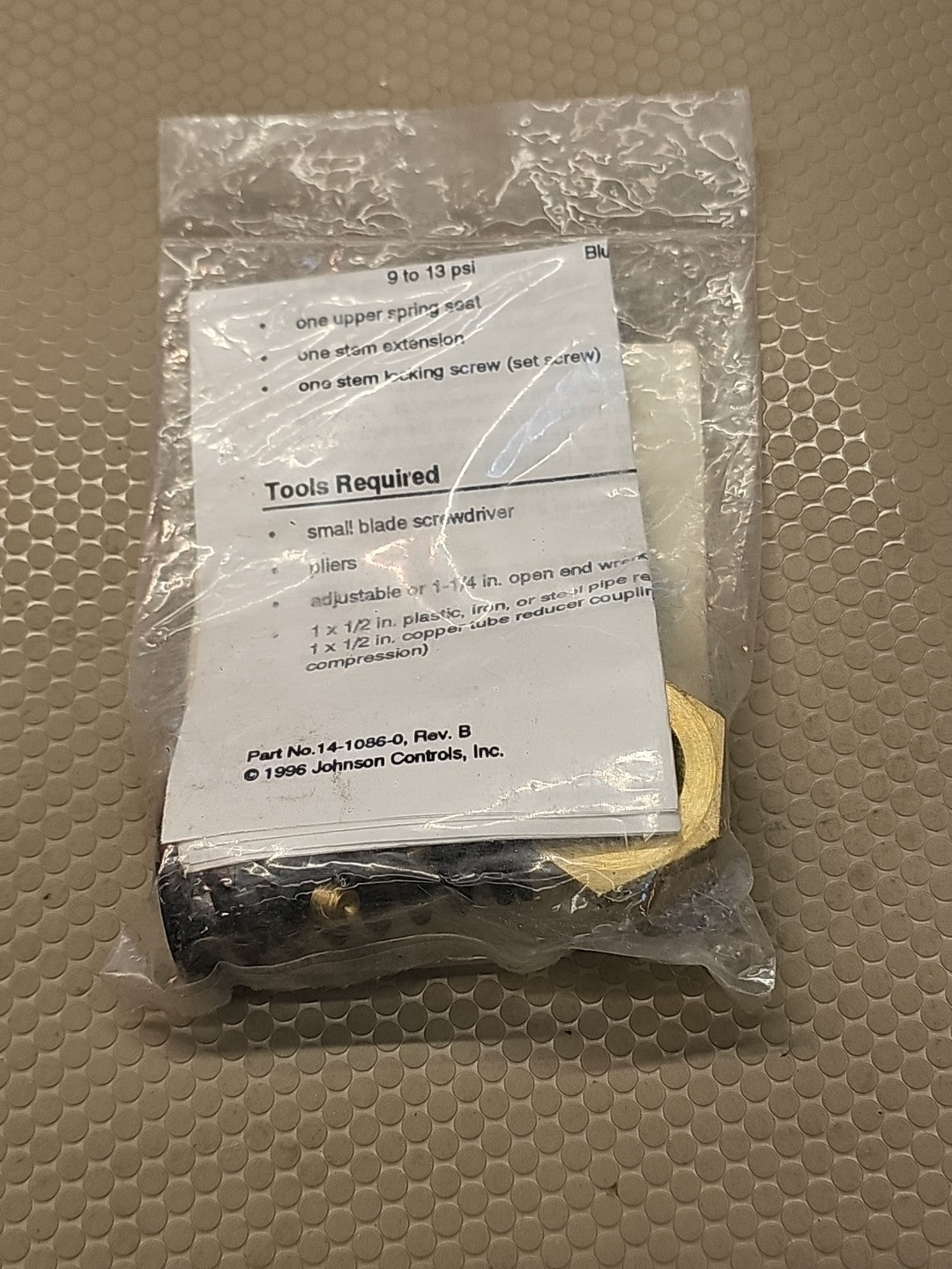 Johnson Controls Vg7000-1010 Actuator Mounting Kit