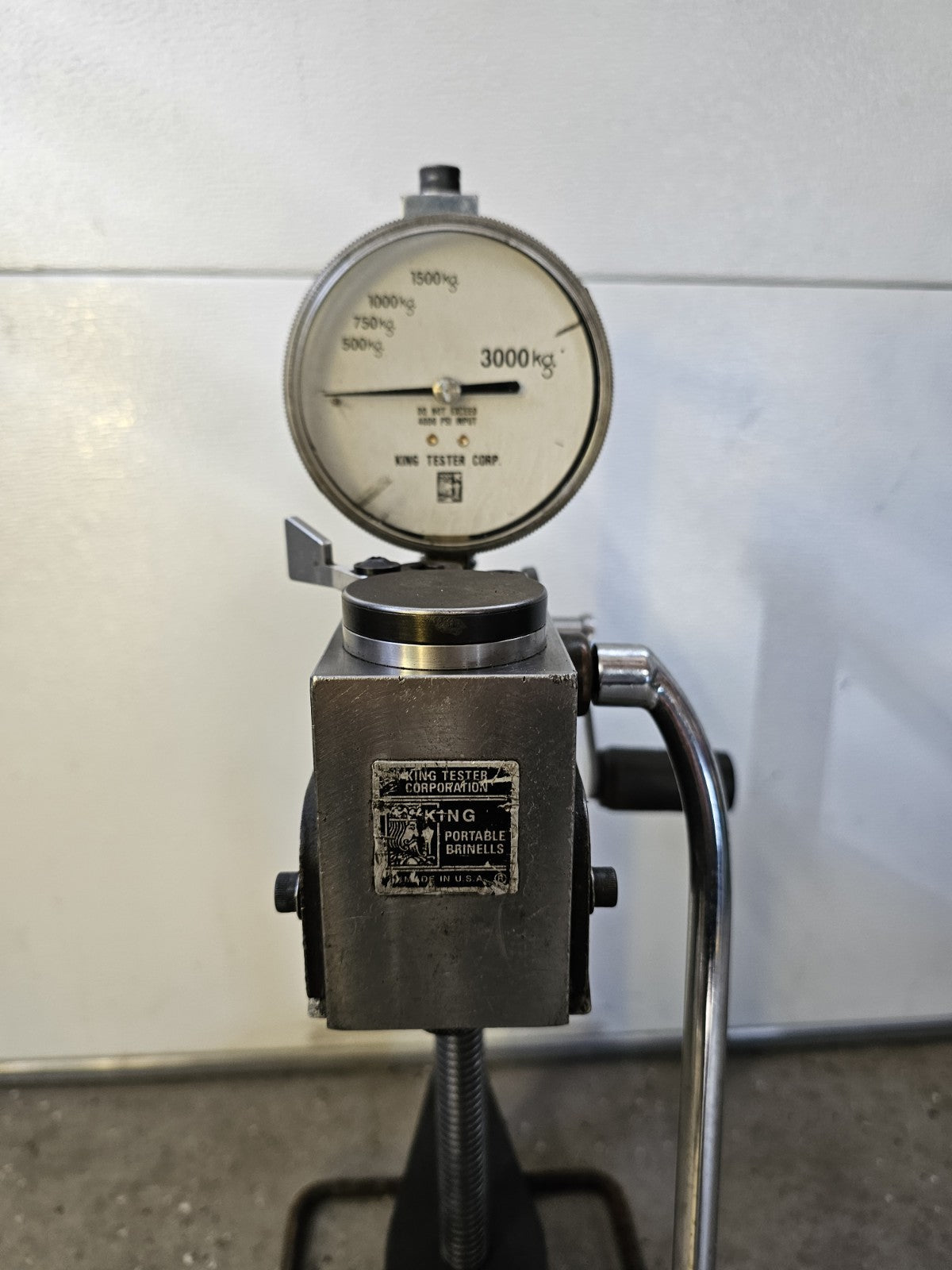 Portable King Brinell Hardness Tester Head 3000 KG Rockwell 