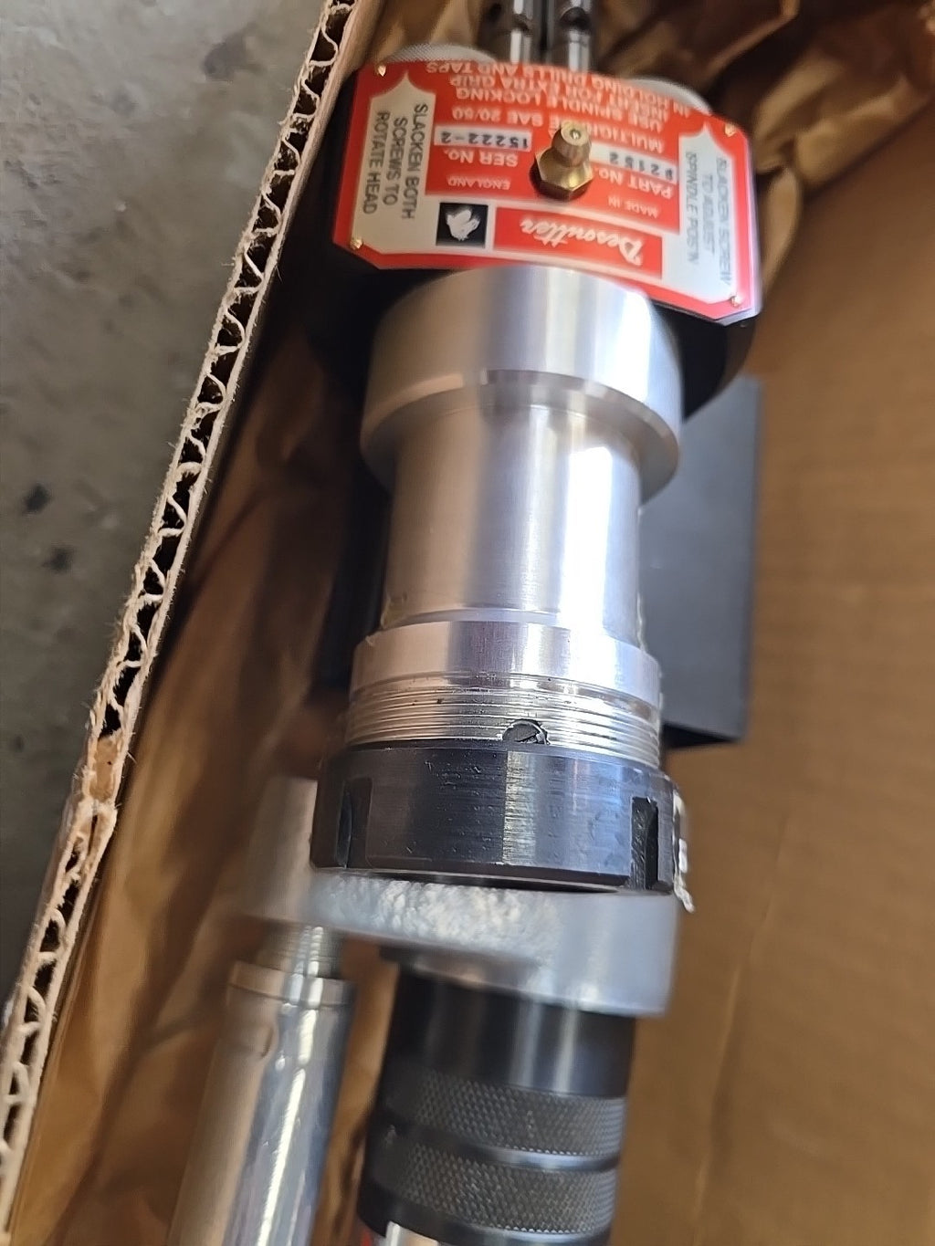 2 Spindle ARO Twin Head, Ingersoll Rand 8255-A14-2 Par-A-Matic Self Feed Drill