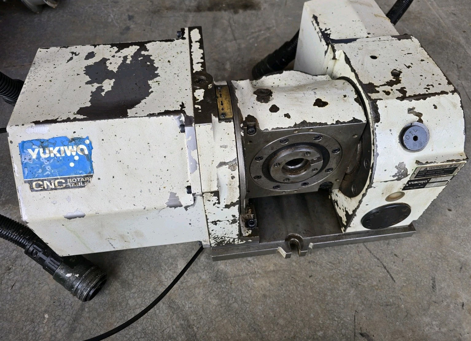 Yukiwa TNT 130L 5th Axis Rotary Tilting Table For Lathe