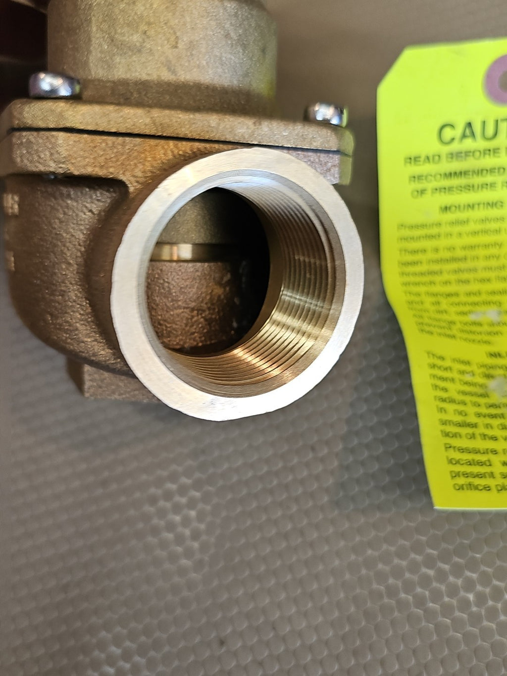 Knuckle valve Model 0537-e01-hm 1 inch NOS
