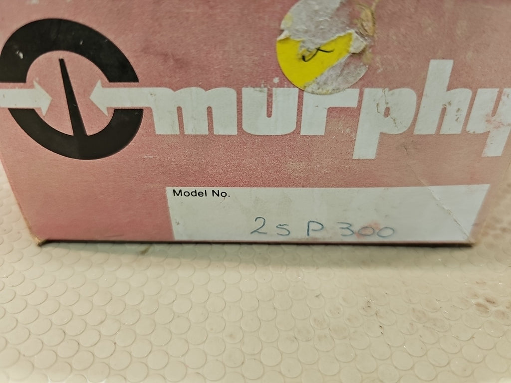 MURPHY 25P-300 PRESSURE SWICHGAGE 0-300PSI 05052551 NEW