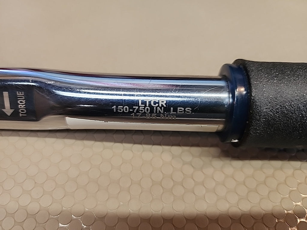 STURTEVANT RICHMONT LTCR 150-750 IN. LBS 17-85 Nm 3/8" SERIES TORQUE WRENCH 