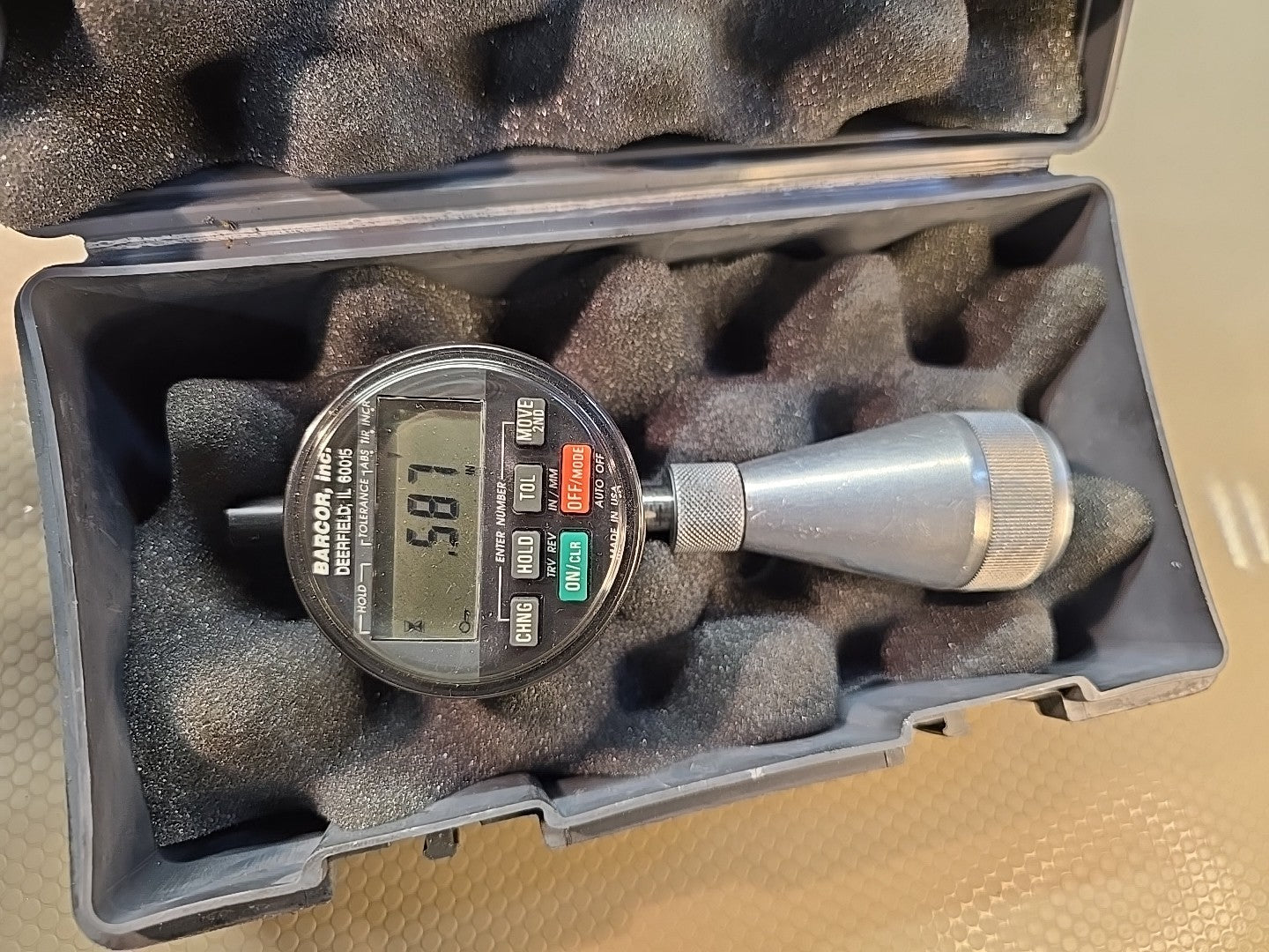 BARCOR 100-1-SPC DIGITAL ELECTRONIC COUNTERSINK GAGE CHAMFER $1000 MSRP
