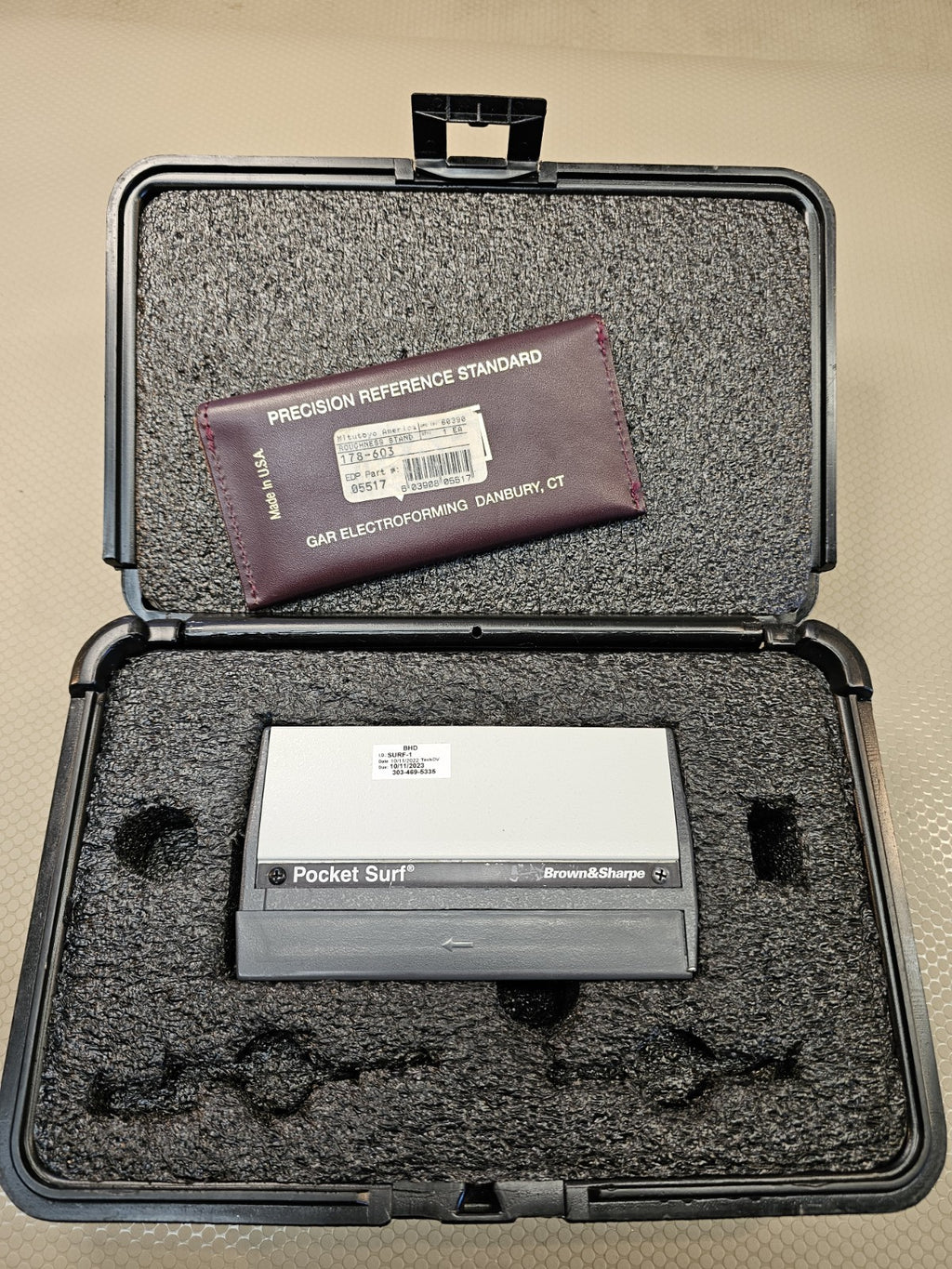 Mahr Federal Pocket Surf III Kit Brown Sharpe Surface Roughness Gage + 178-603