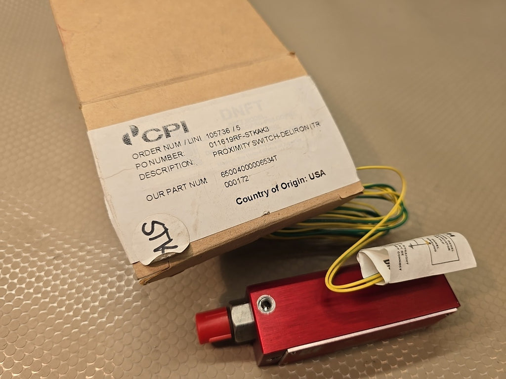 Whitlock Instrument DNFT-PRX-TO | 000172 Proximity Switch