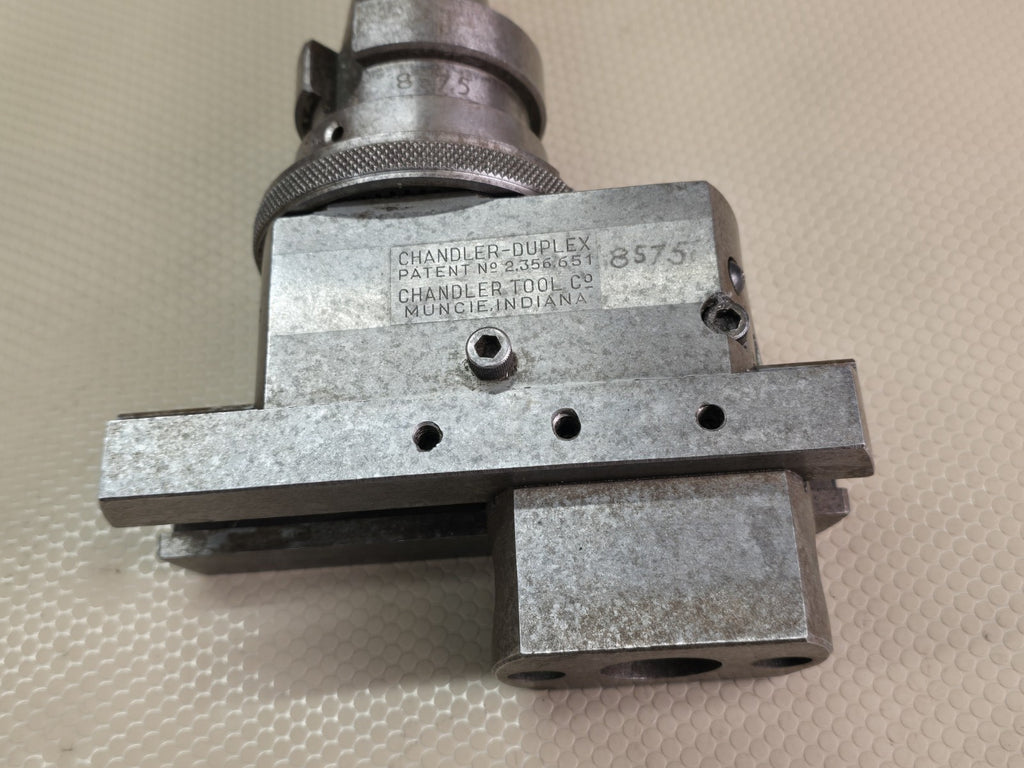Chandler-Duplex Tool Co. Milling Mill Boring Head 2-1/2 Patent No. 2.356.651