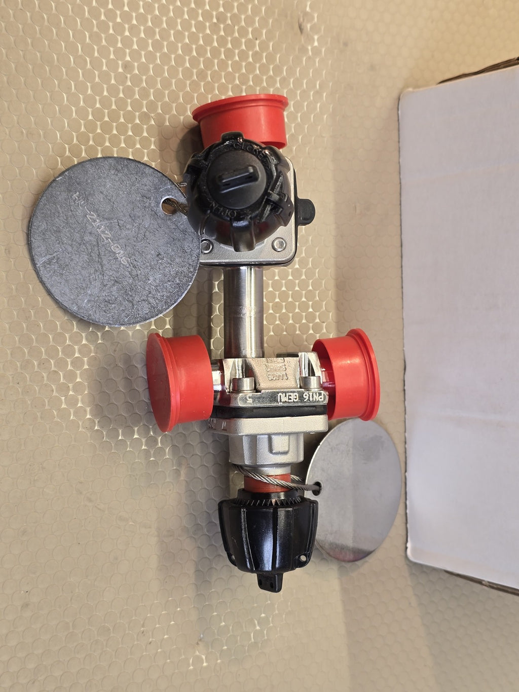 GEMU HV-2112-016 +015 Stainless Steel 3-Way Diaphragm T-Valve PN16 DN15 1.4435