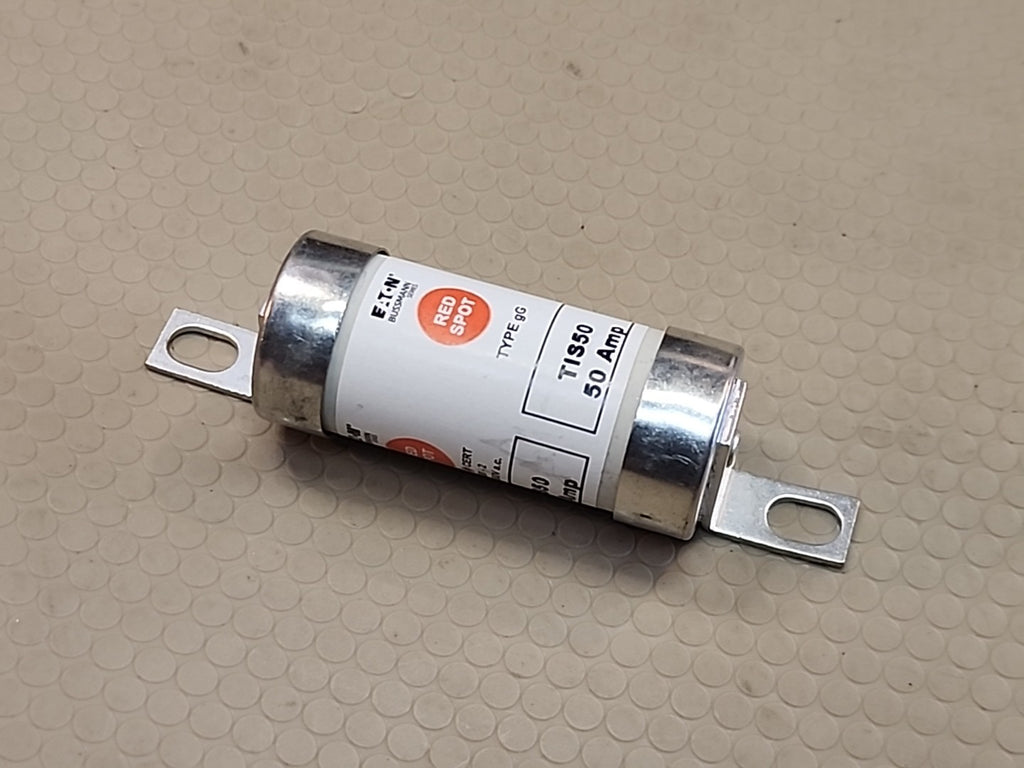 Eaton Bussmann Red Spot TIS50 Fuse 50A Type gG 660V 460V Industrial Electrical