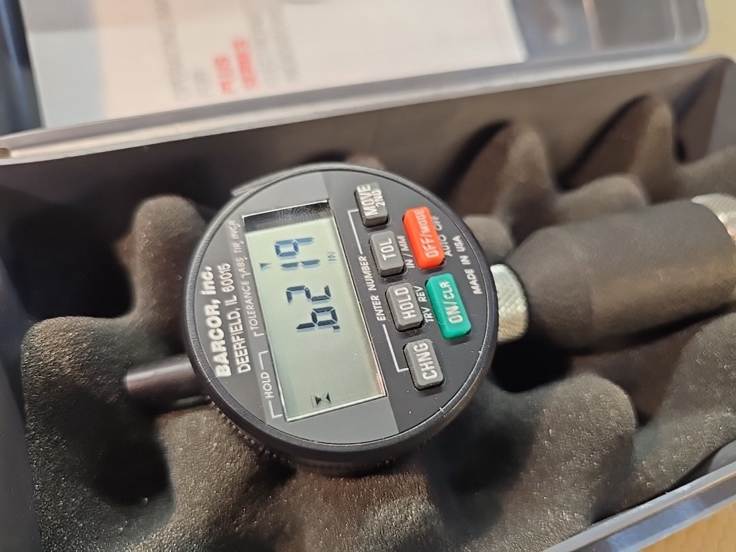 BARCOR 100-1-SPC DIGITAL ELECTRONIC COUNTERSINK GAGE CHAMFER $1000 MSRP