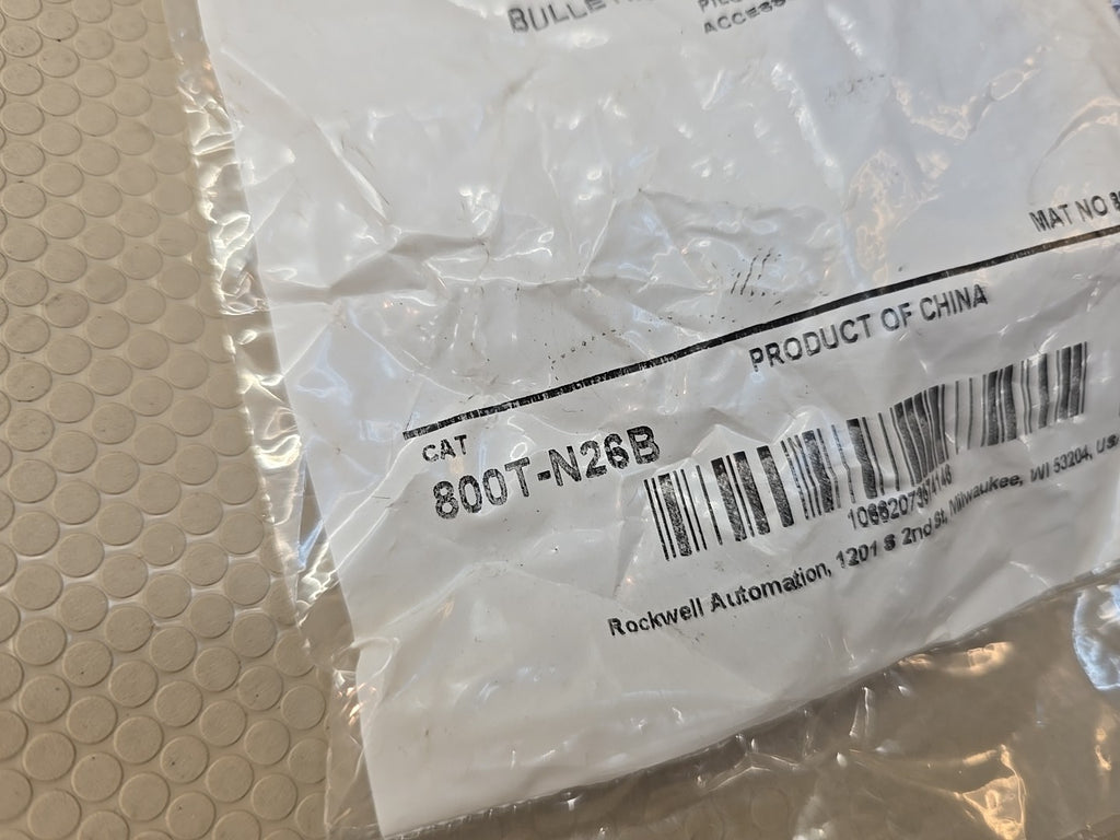 ALLEN BRADLEY 800T-N26B - PACK OF 3 - PILOT LIGHT CAP LENS, SIZE: 30MM,  #341144