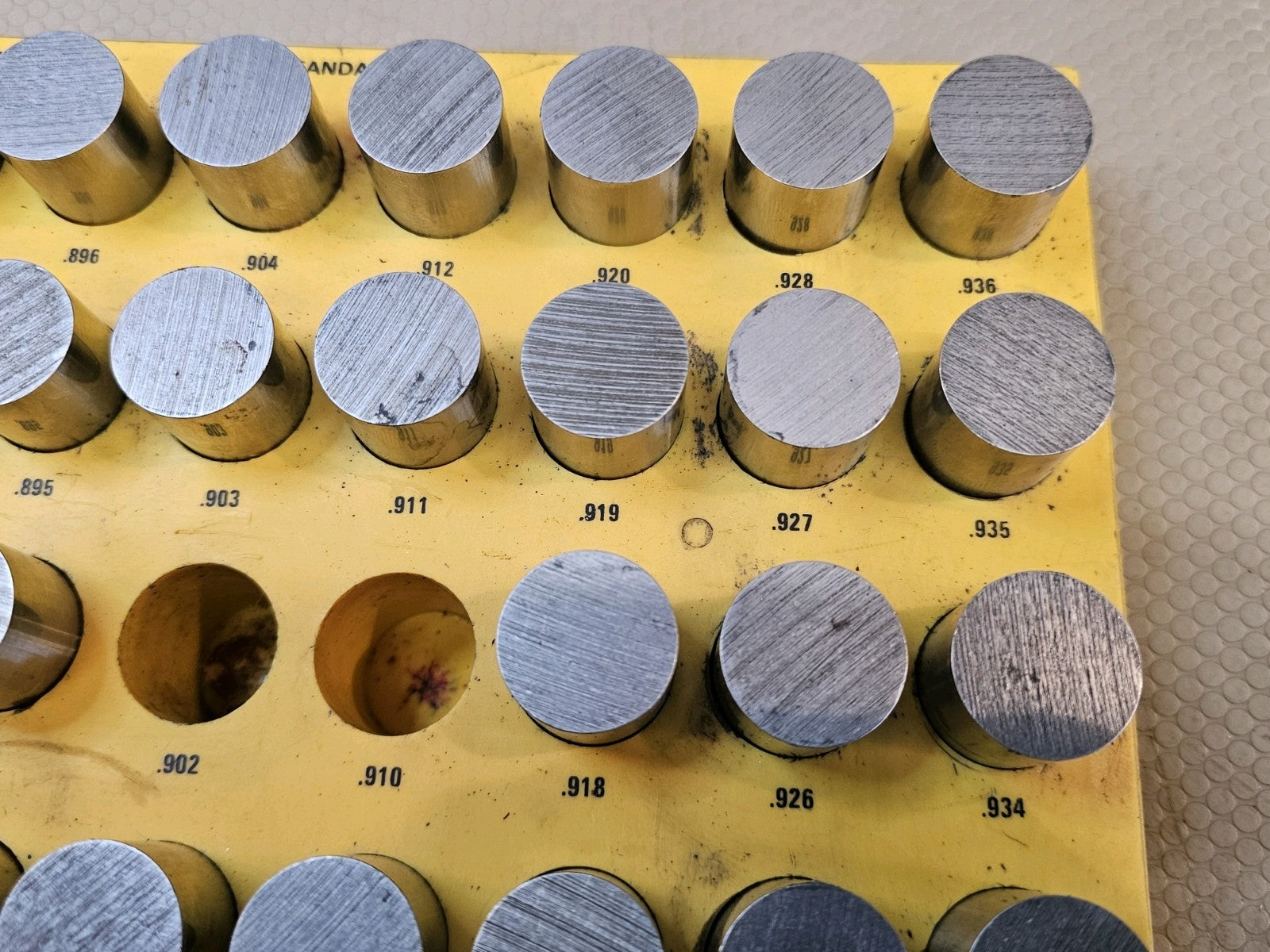 Pin Gauge Perfekt Punch 0.880 to 0.929 LARGE Machinist 