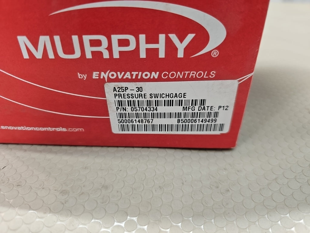 MURPHY A25P-30 PRESSURE SWICHGAGE NEW