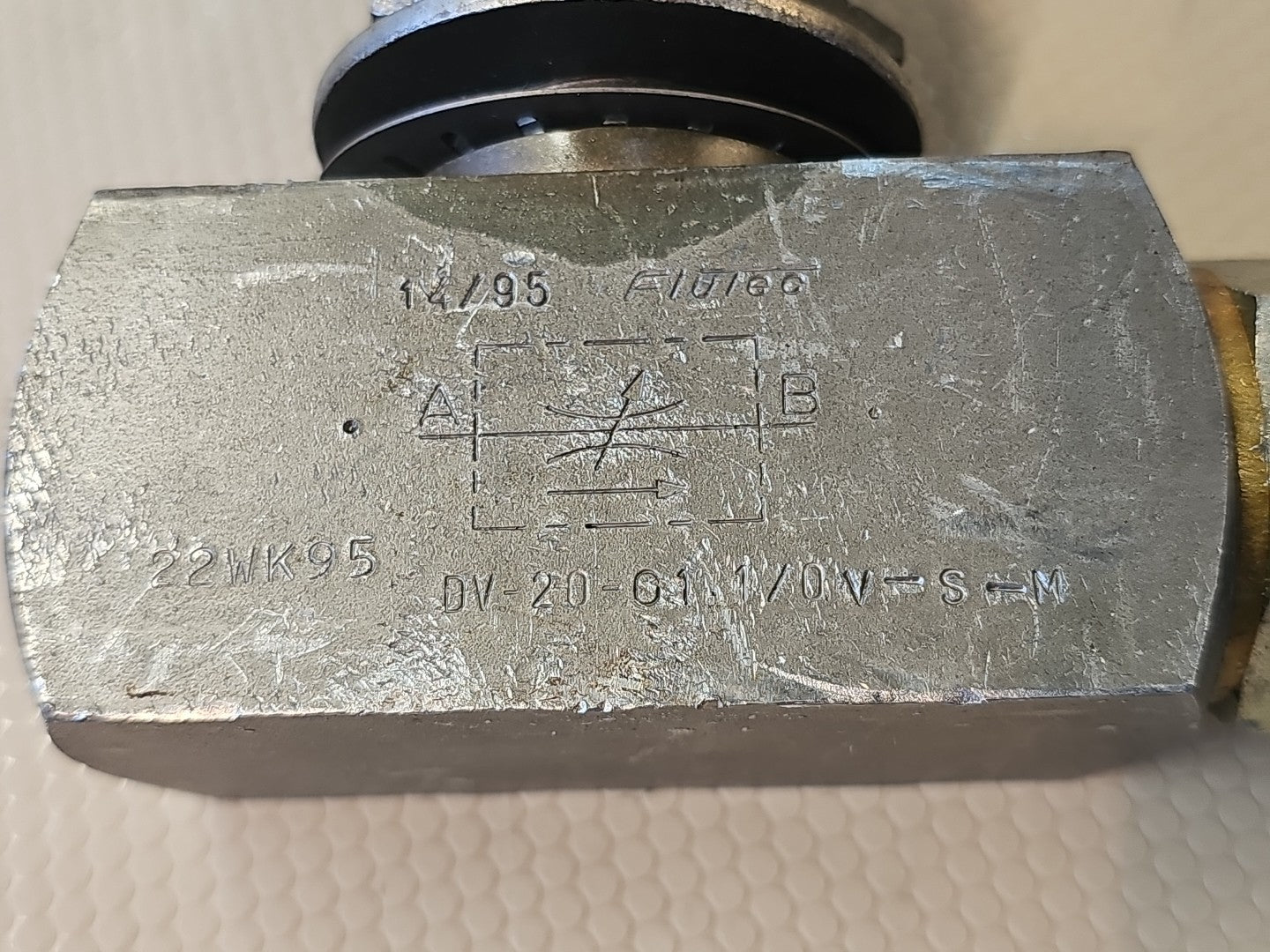 Flutec DV-20-01.1/0 Hydraulic Flow Control Valve 