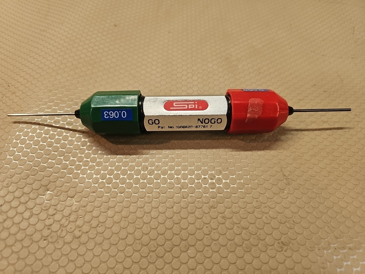 SPI .061 - .250 REVERSIBLE PIN PLUG GAGE HANDLE GO NO GO + Gage