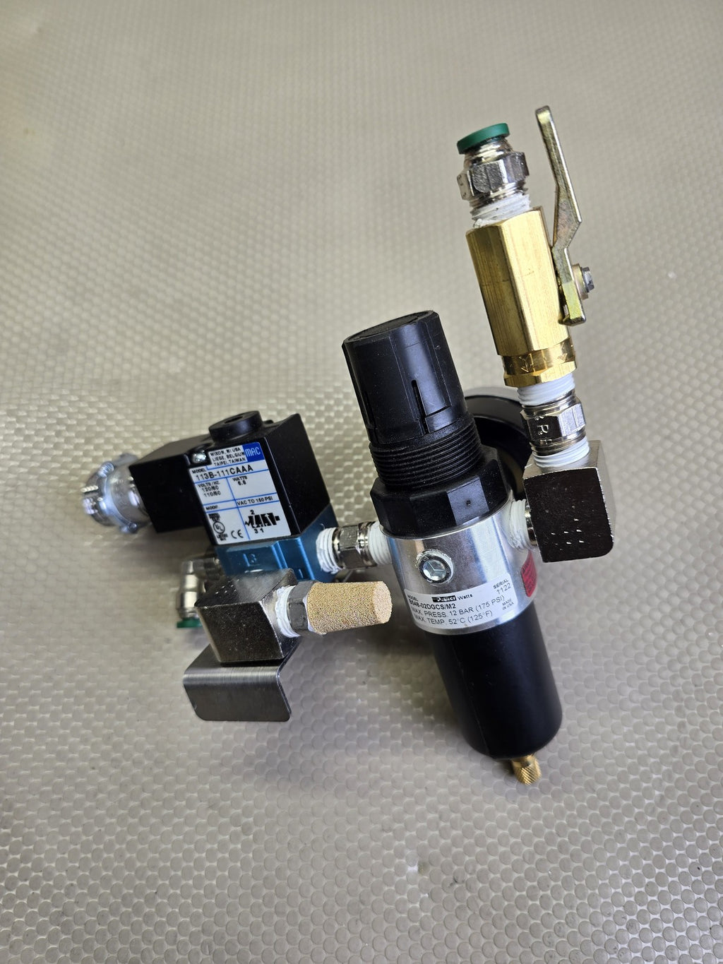 Parker Watts B548-02DGCS/M2 Filter Regulator MAC 113B-111CAAA Solenoid Valve Pne