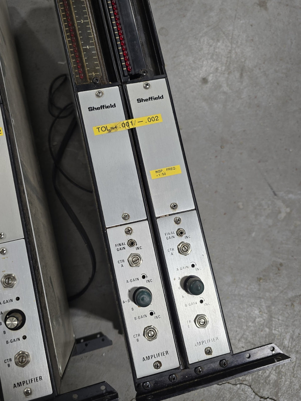 Quantity Of 3 Bendix Sheffield Electronic Column Precisionaire Measuring gage