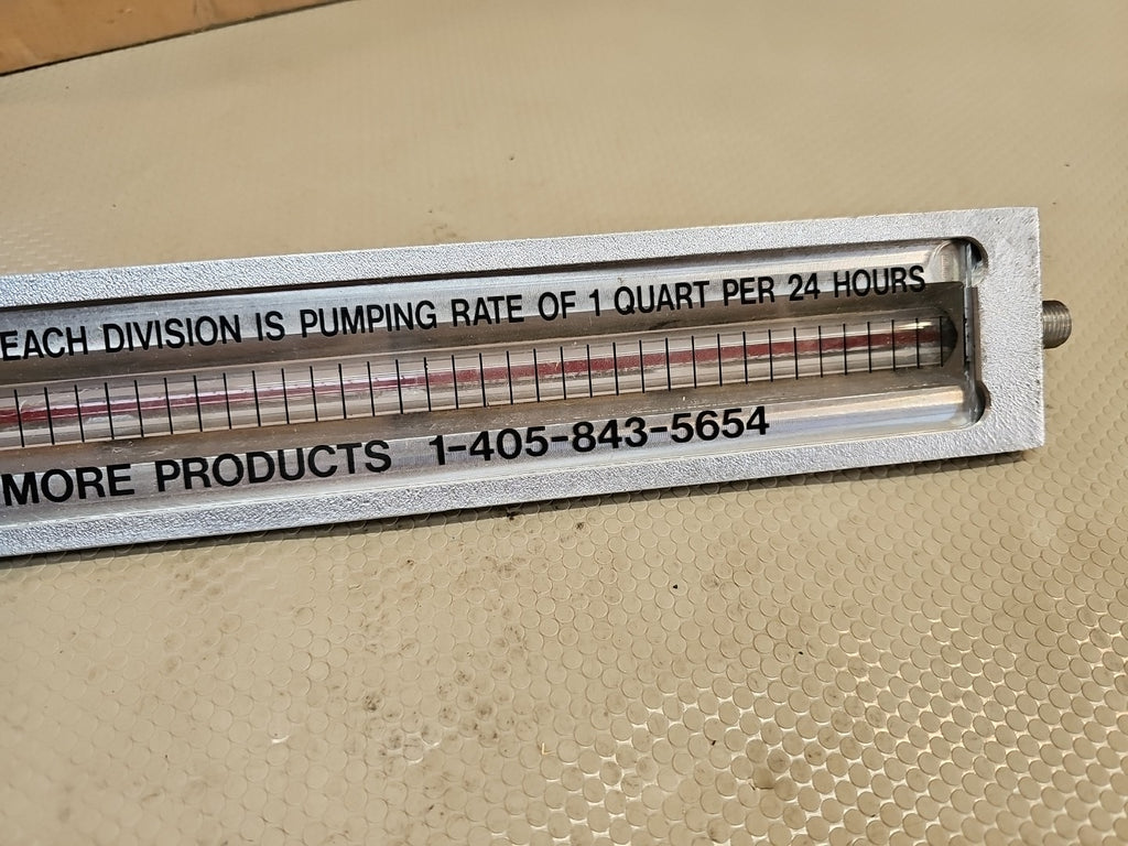 Flomore Products, 300 Series Drum Gauge Level Glass Sight NEW