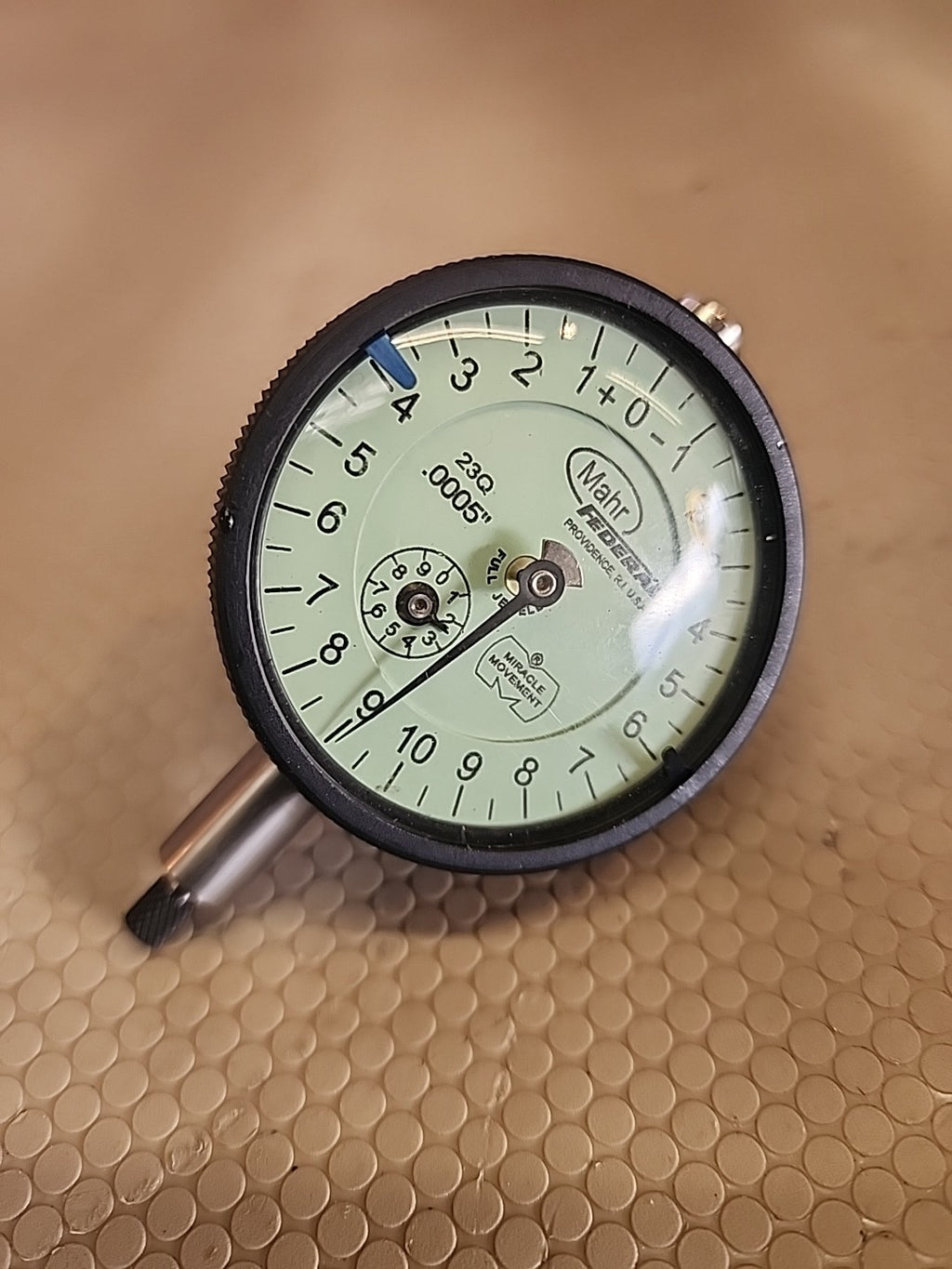 FEDERAL Dial Indicator Full Jeweled Miracle Move No. 23Q -NICE