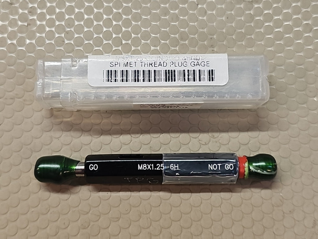 SPI Go Gage Plug Thread M8X1.25-6H