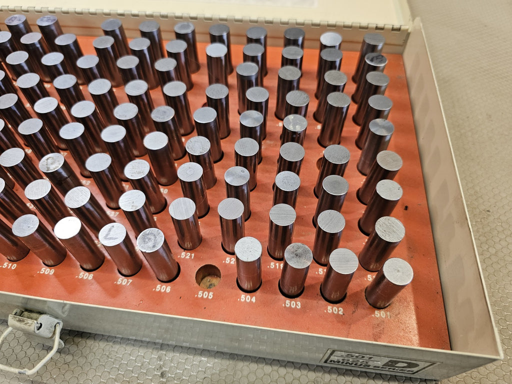 Vermont Pin Gage .501 to .625 Series D Minus Set -