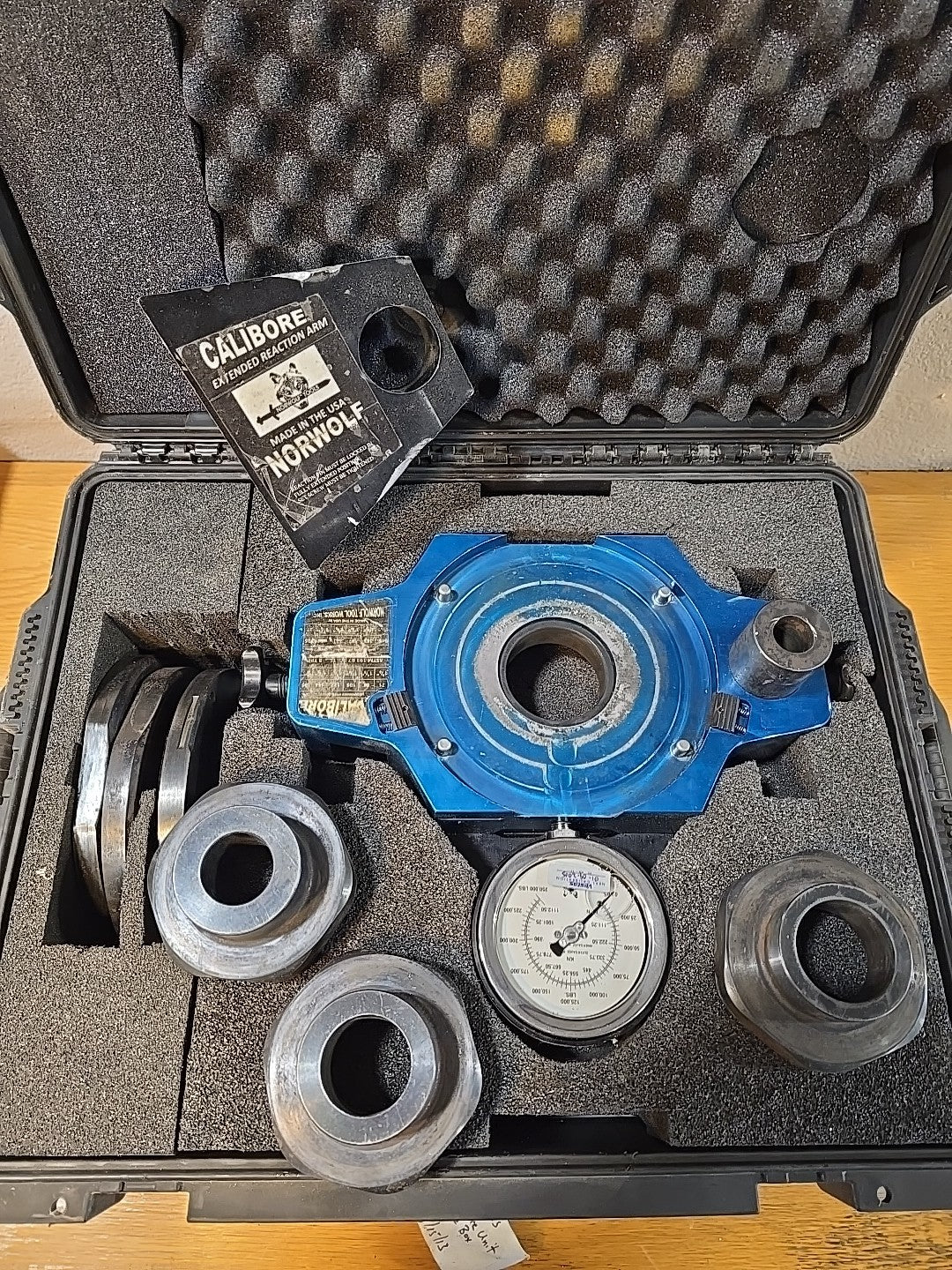 Norwolf Tools Calibore Bolt Tension Calibrator CBT-250-12 -Full Set + Extras