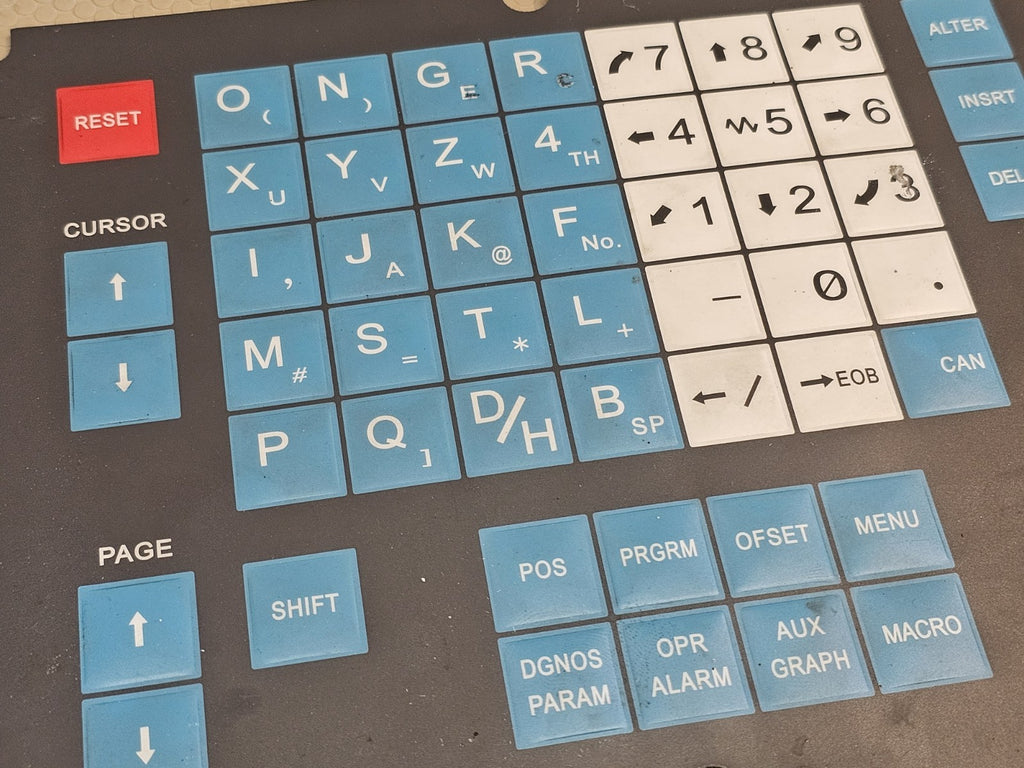 New FANUC A98L-0001-0568#M Membrane Keysheet Keyboard