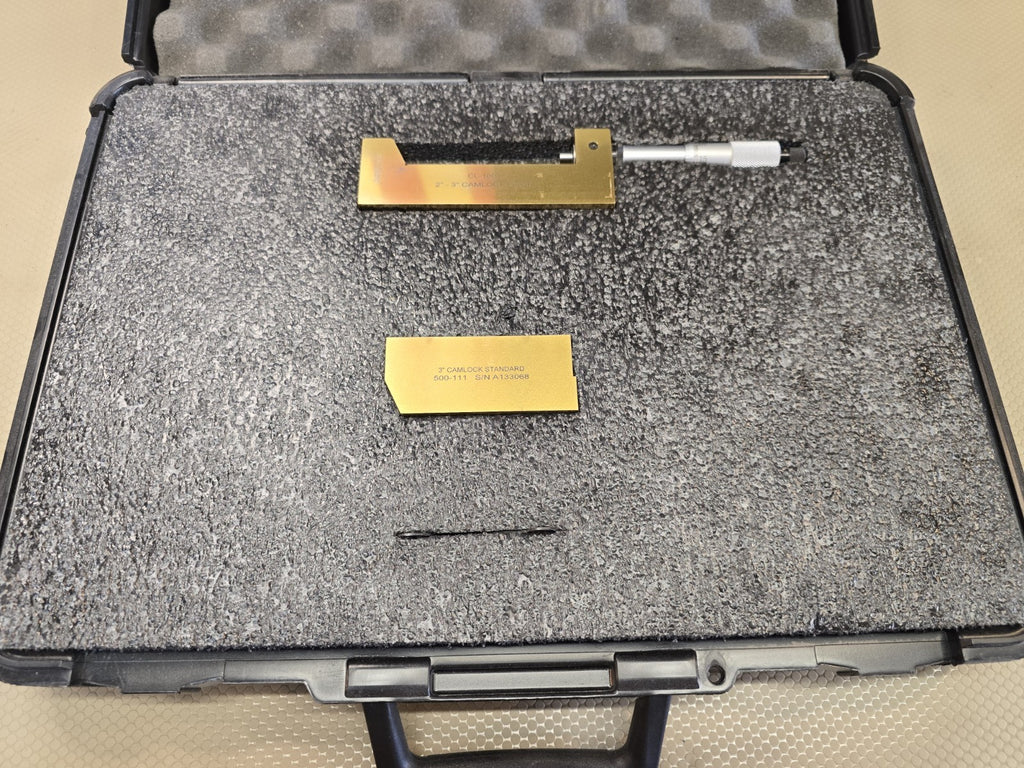 Gagemaker CL-1003 Camlock Micrometer Gage 2” - 3" For API Weld Flange Thickness