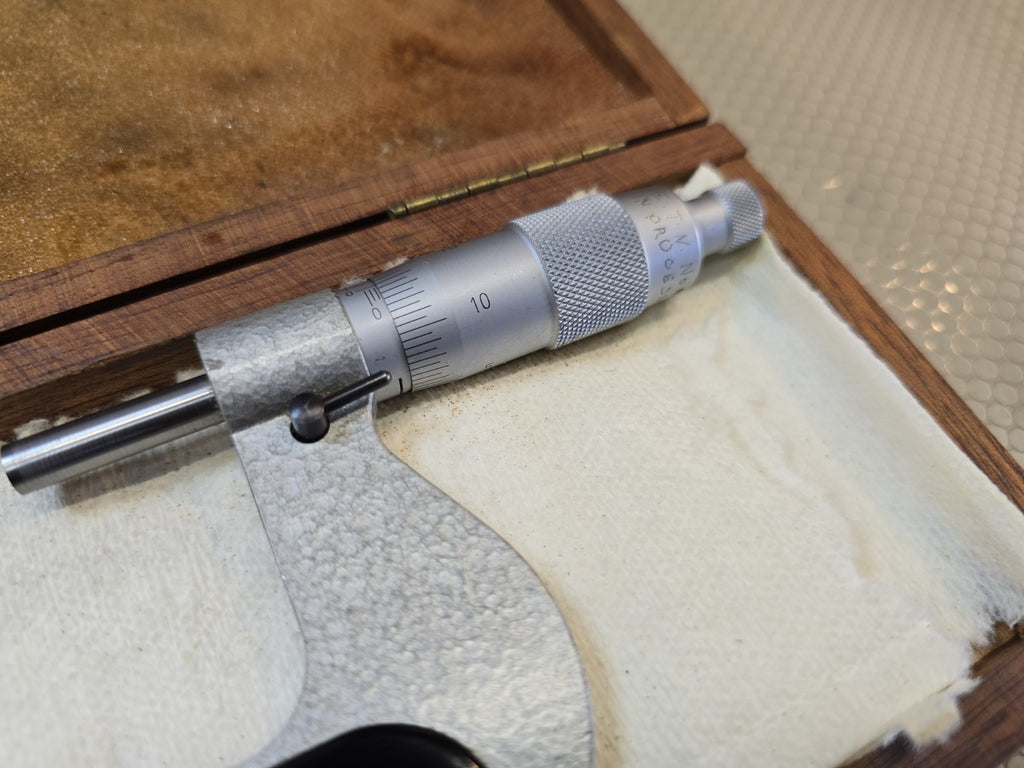 Etalon Outside Micrometer 2”-3” Carbide .0001" Original Case - Switzerland