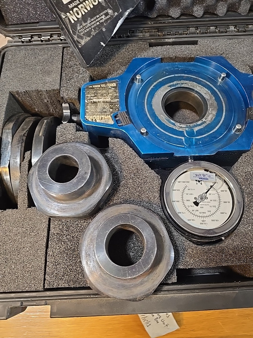Norwolf Tools Calibore Bolt Tension Calibrator CBT-250-12 -Full Set + Extras
