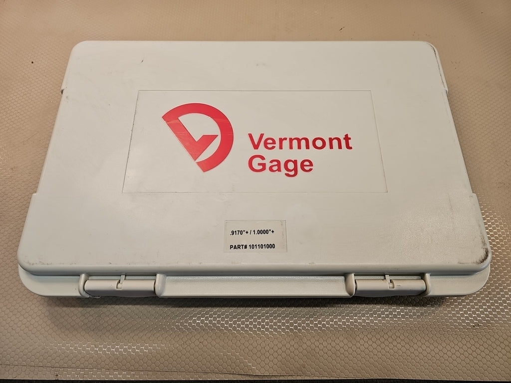 Vermont Gage 901101000 Pin Gage Set,Plus,0.917-1.000 LIGHT USE & CLEAN $800 MSRP