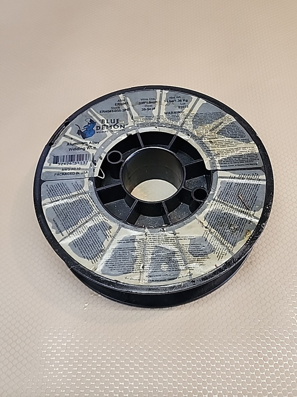 ER4043 .035"/.9mm Aluminum Welding Wire 3 lb Spool MIG Blue Demon