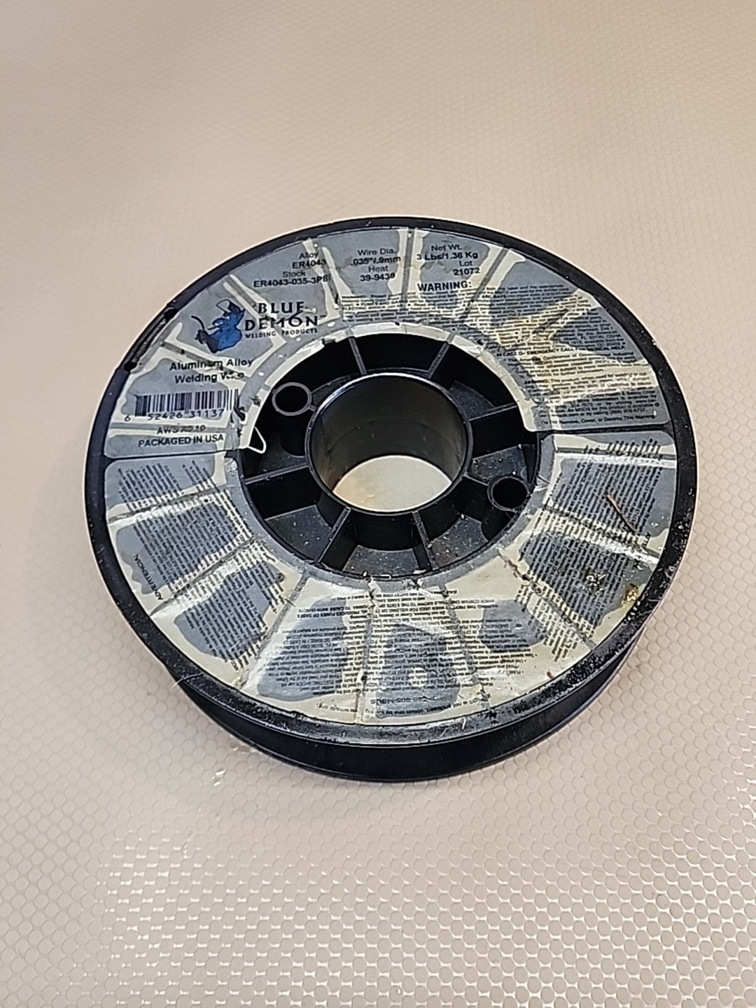 ER4043 .035"/.9mm Aluminum Welding Wire 3 lb Spool MIG Blue Demon