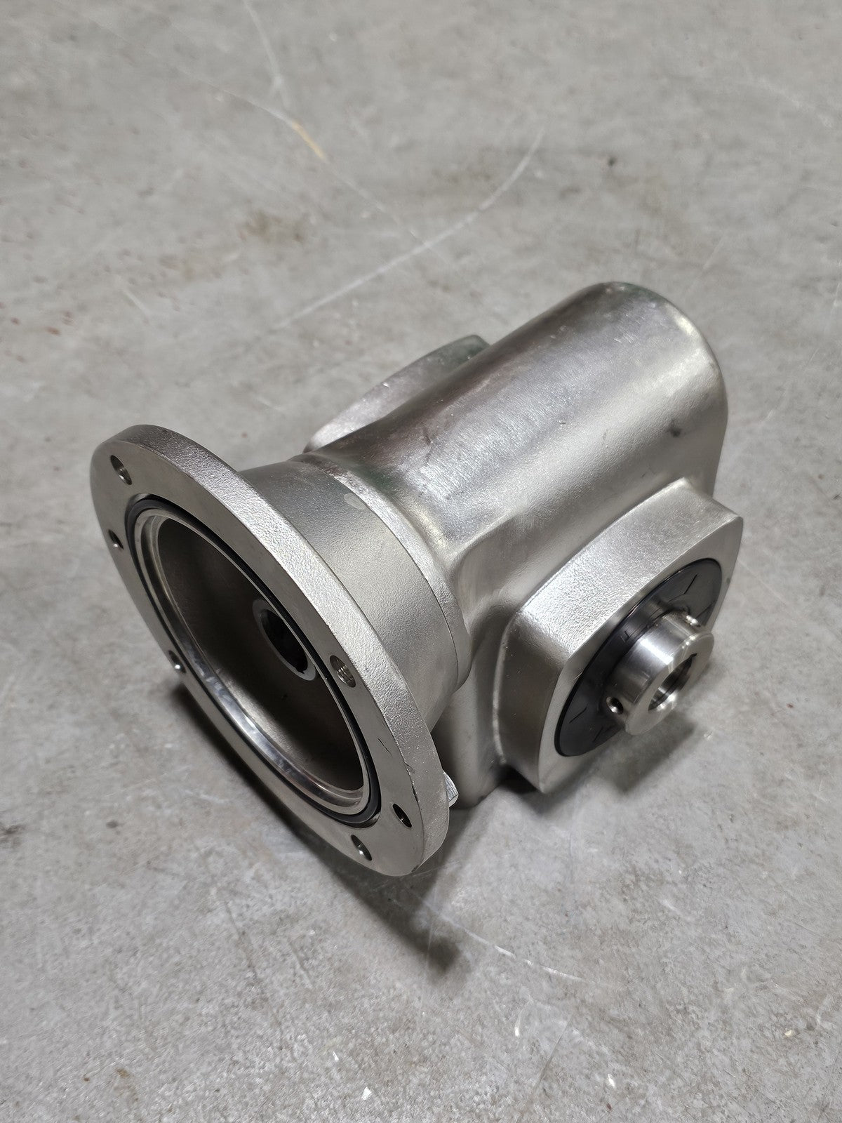 Boston Gear SSHF7210-5KCT-B7-HSC-P18 Stainless Worm Gear Reducer 5:1 Ratio NEW