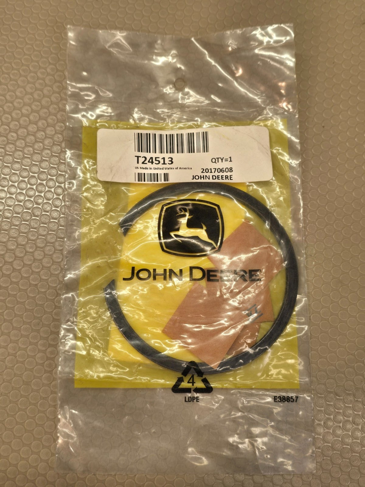John Deere T24513 Snap Ring 3.128" Groove Diameter OEM