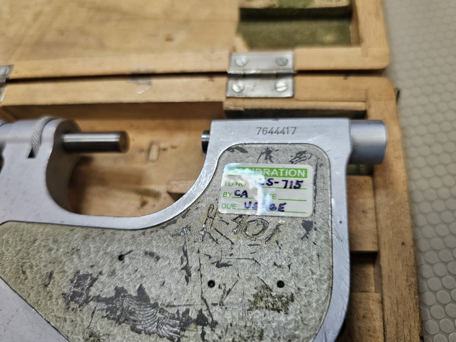 FOWLER / VIS 1-2” .0001” INDICATING MICROMETER COMPARATOR Machinist Tool Maker