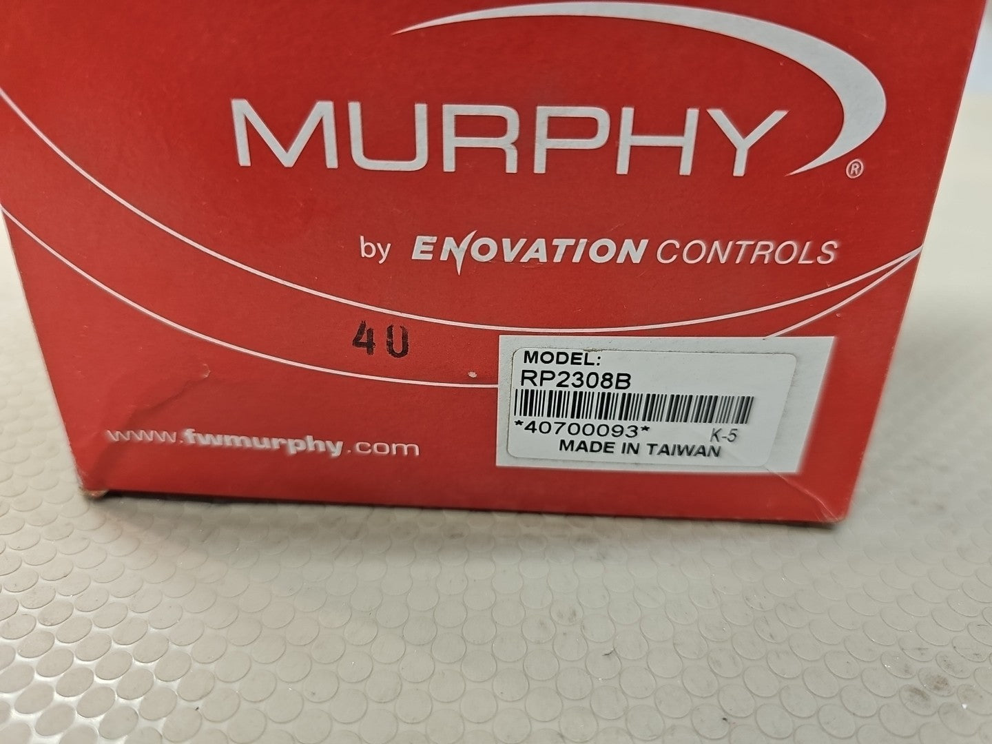 Genuine Murphy RP2308B 24 Volt Push/Pull DC Solenoid, Part No. 40700093 NEW