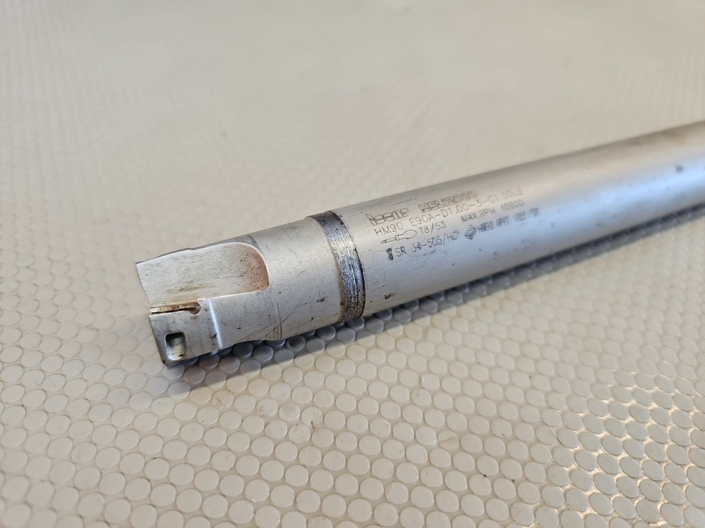 ISCAR 1" DIA. INDEXABLE END MILL HM90 E90A-D1.00-3-C1.00LB 3 FL APKT1003 INSERTS