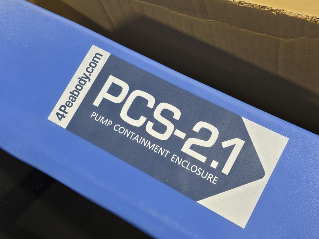 Peabody PCS-2.1 Pump Containment Enclosure Blue Polyethylene w/ Divider NEW