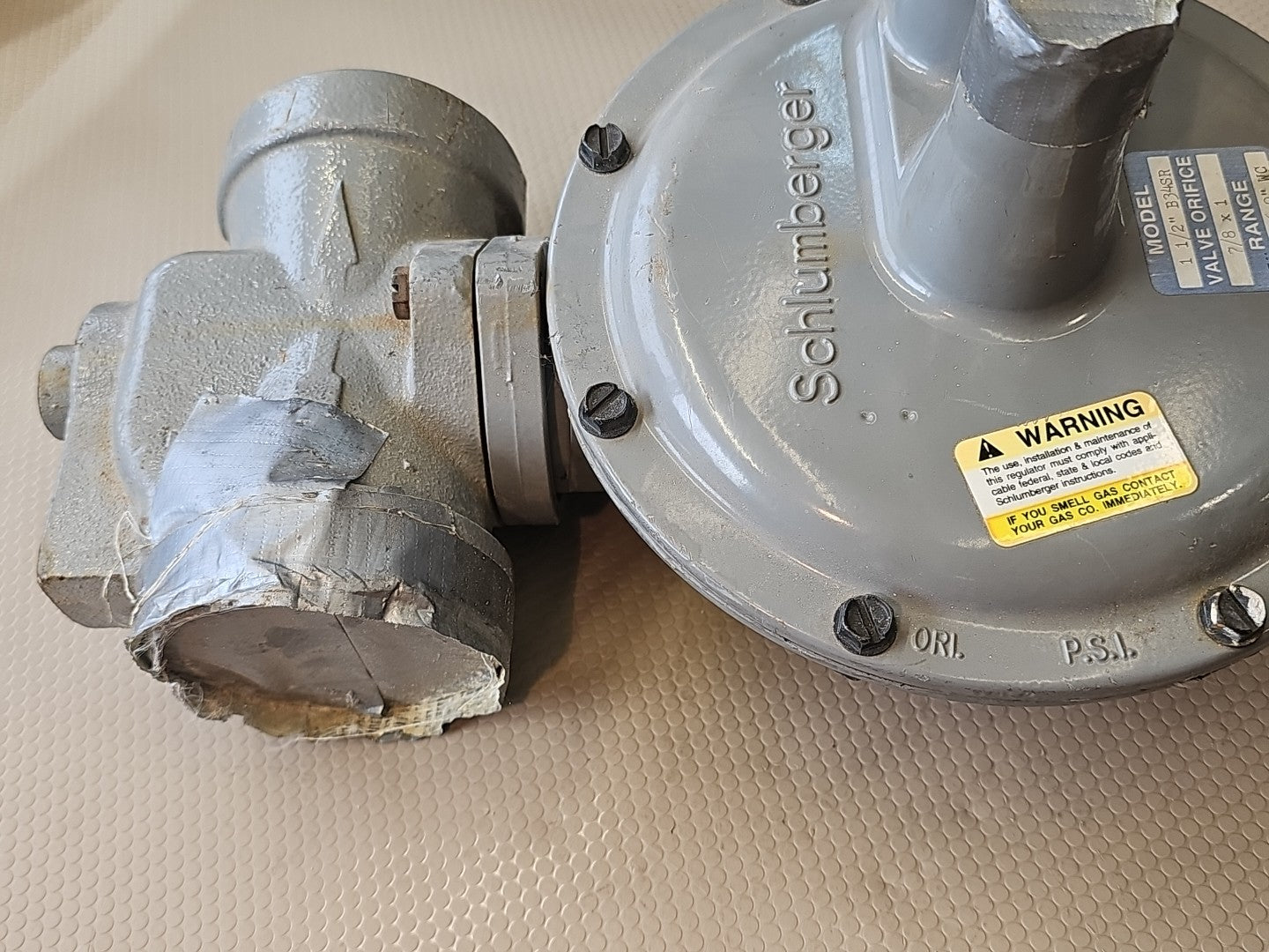 SCHLUMBERGER MODEL B34SR 1/2 x 5/8 25psig 