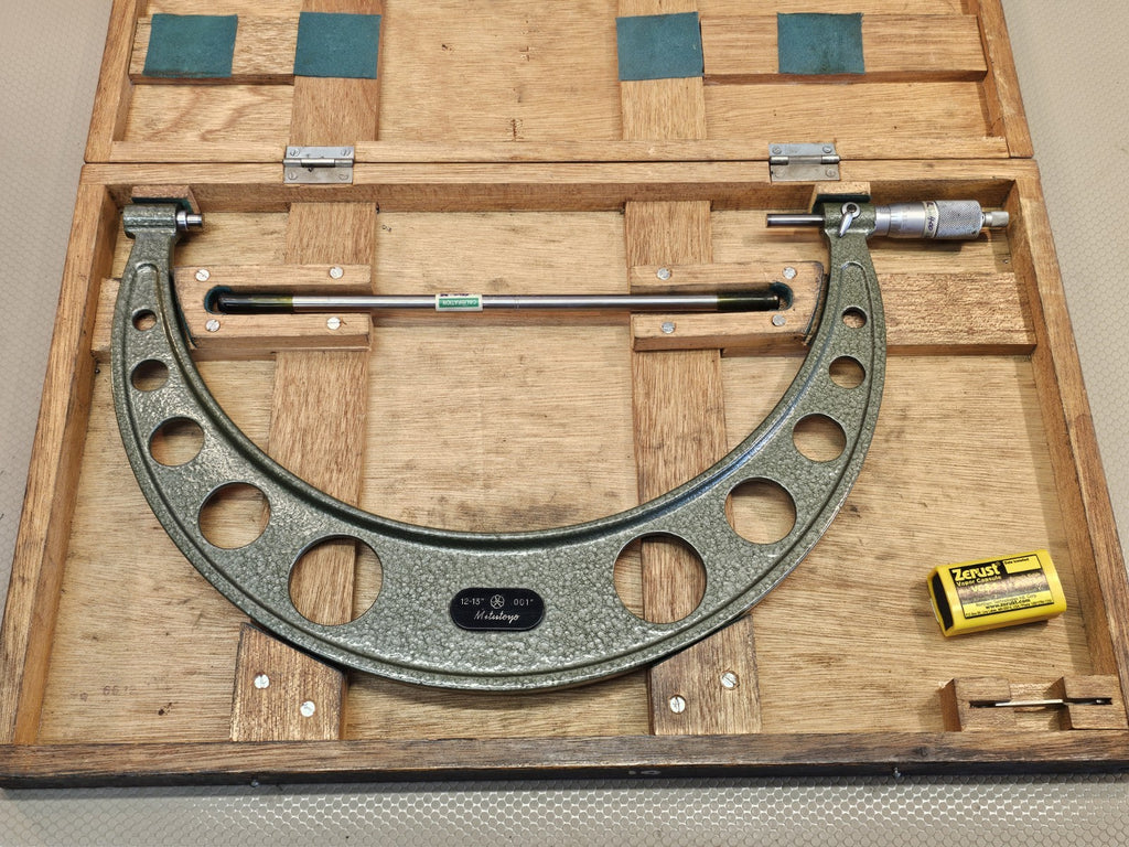Mitutoyo 103-189 Outside Micrometer, 12-13" Range, .001" Graduation *MINTY*