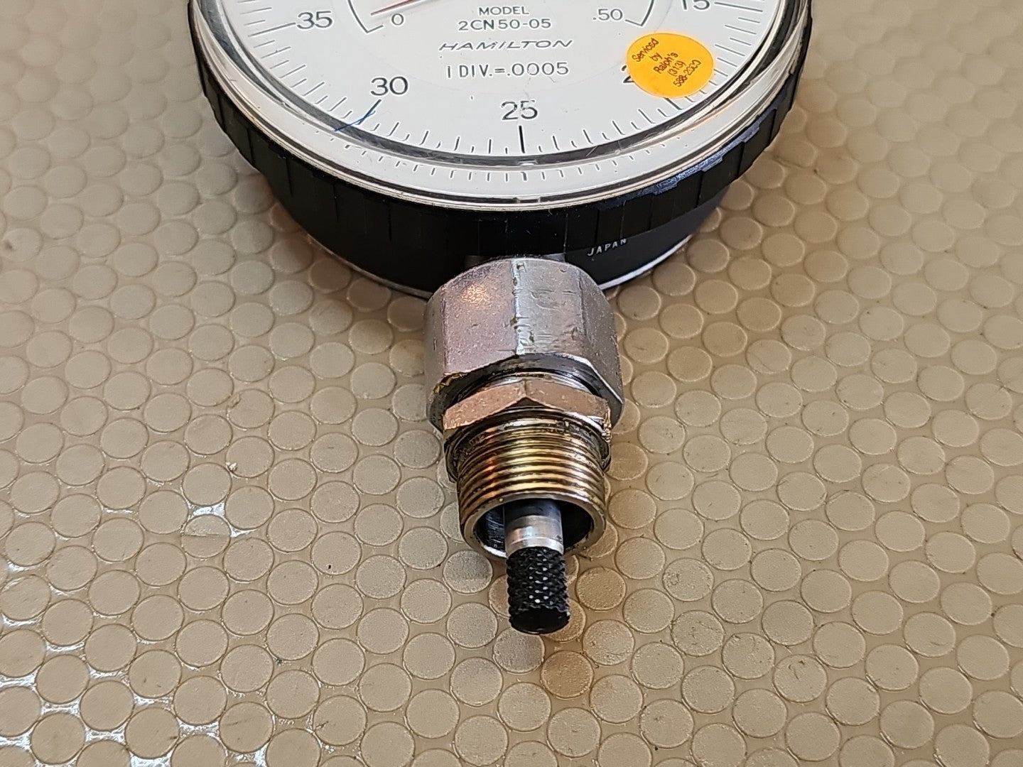 HAMILTON DIAL GAGE  MODEL 2CN50-05 - 1 DIV.=.0005