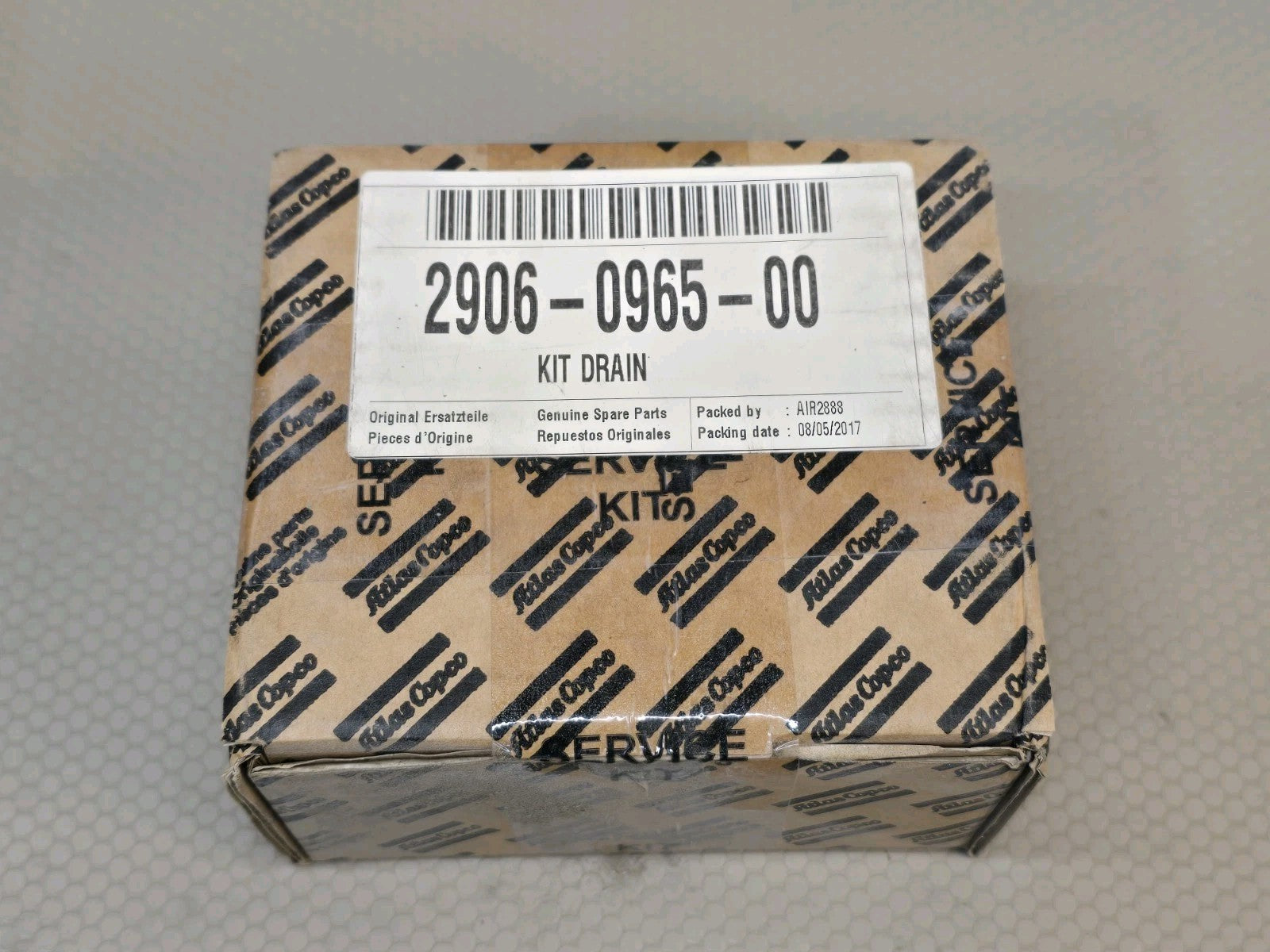 GENUINE OEM ATLAS COPCO  2906-0965-00 Kit Drain Compressor Replacement Kit